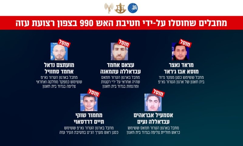 בסדרת חיסולים ממוקדים: סוכלו מחבלים שפשטו לעוטף ב-7/10