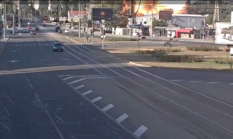 פצצה רוסית פוגעת בתחנה מרכזית באוקראינה
