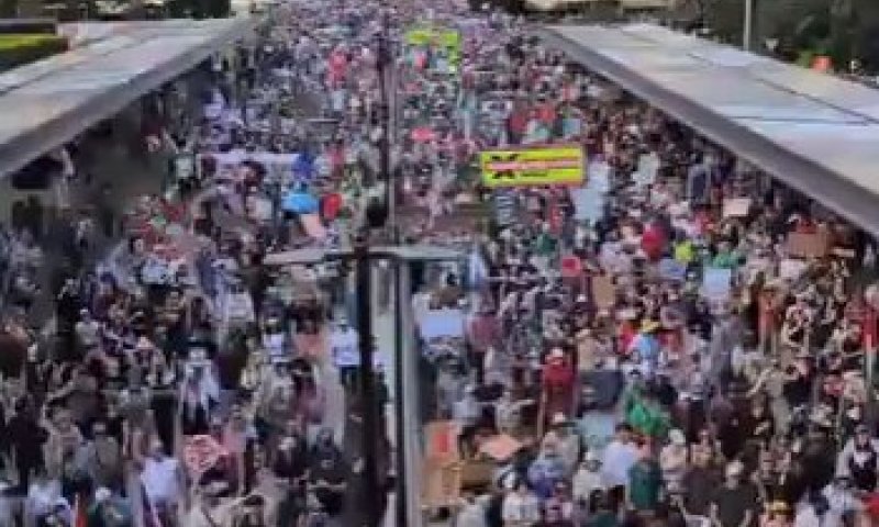 "המפגן הגדול בתולדות המדינה": הפגנות ענק פרו-חמאס ברחבי אוסטרליה