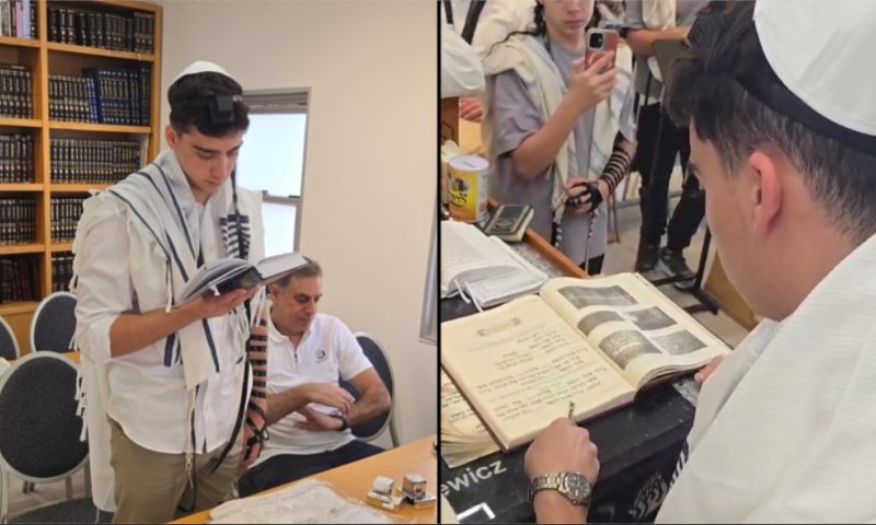 מרגש: לוחם שנפצע קשה חגג לראשונה בר מצווה בגיל 19