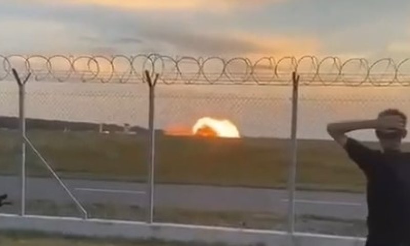 מתנגש בעוצמה בקרקע: מטוס F-16 פולני מתרסק באימון 