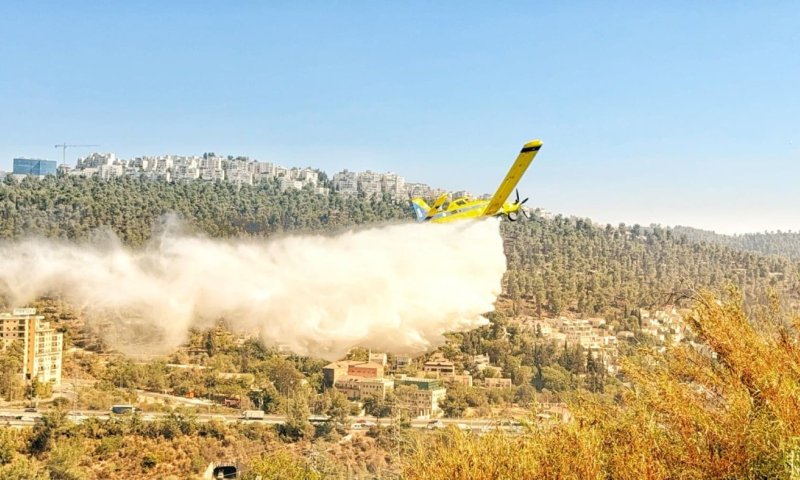 שריפת הענק במבשרת ציון: "מעשה ידי אדם"