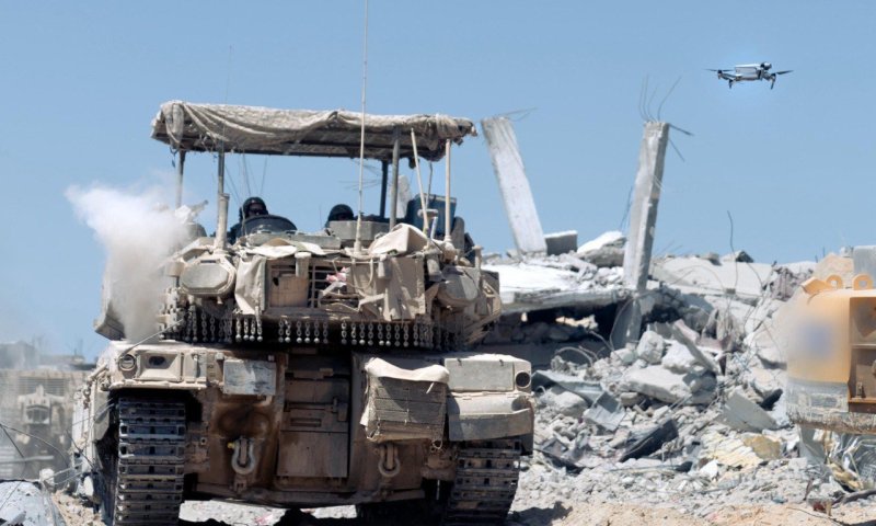 הושמד מבנה ממנו שיגרו נ"ט לעבר כוחות צה"ל וחוסלו מחבלים