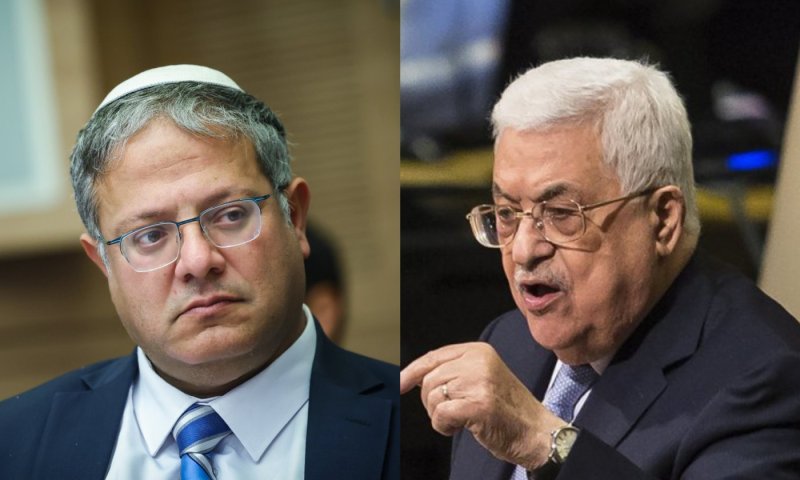 בן גביר מעלה הילוך: אם יכירו במדינה פלסטינית נעצור את אבו מאזן