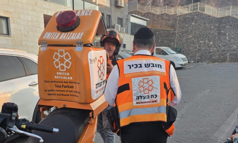 פעוט בן שנה נפגע מרכב בטבריה - מצבו קשה