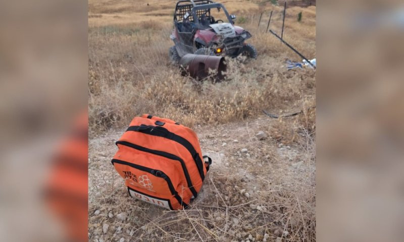טרגדיה בבין הזמנים: צעיר חרדי נהרג בהתהפכות טרקטורון