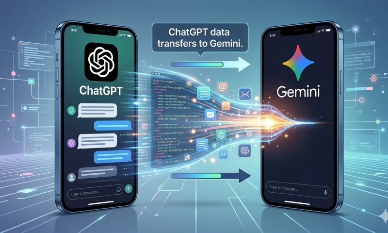 מהלך שובר שוויון: Gemini יאפשר להעביר שיחות וזיכרונות מ-ChatGPT