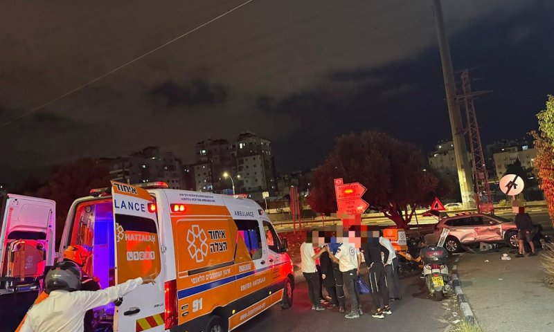 תאונה בכניסה לבני ברק: בין הפצועים פעוט בן שבועיים