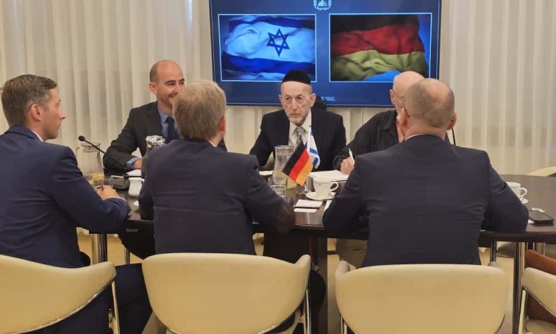 ח"כ אורי מקלב נפגש עם הנציב הגרמני לחופש דת ואמונה