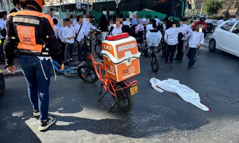 אסון בבני ברק: נקבע מותו של הילד שנפצע אנושות בתאונת דרכים