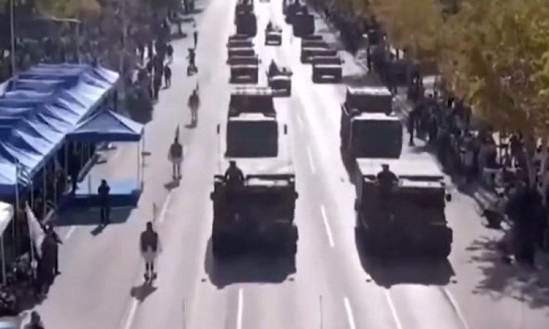 בטורקיה לא אהבו: יוון הציגה ציוד צבאי ישראלי במצעד בסלוניקי 