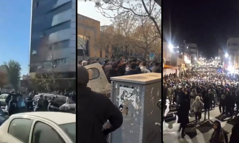 המחאות באיראן מחריפות: עימותים קשים עם כוחות הביטחון | מקבץ תיעודים