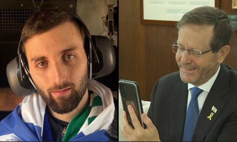 לא ידע דבר על המתרחש: נשיא המדינה יצחק הרצוג שוחח עם מתן אנגרסט 