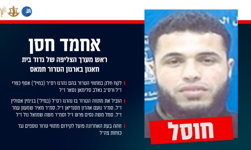 צה"ל חיסל מחבל שניהל קרבות בהם נפלו חיילים חרדים במהלך המלחמה