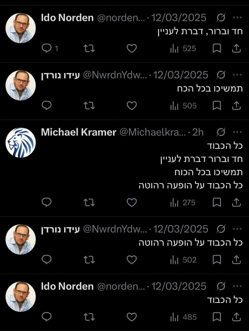 צילום מסך, ירון 
