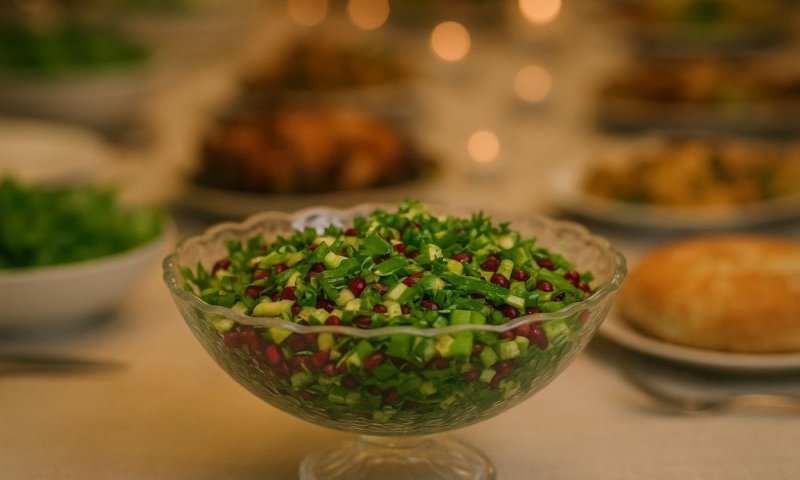 מרענן וחגיגי: מתכון לסלט סלרי תפוחים ורימונים 