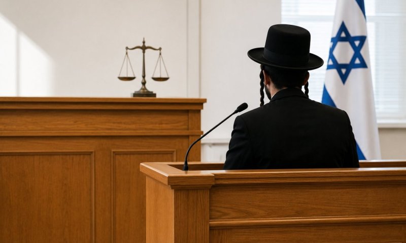 שופטת לעגה לעד חרדי: "אתה מדבר בקצב אש, כמו בתפילות שלכם"