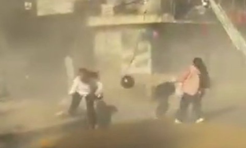 רעידת אדמה בקולומביה גרמה לנזק רב - אנשים עפו באוויר