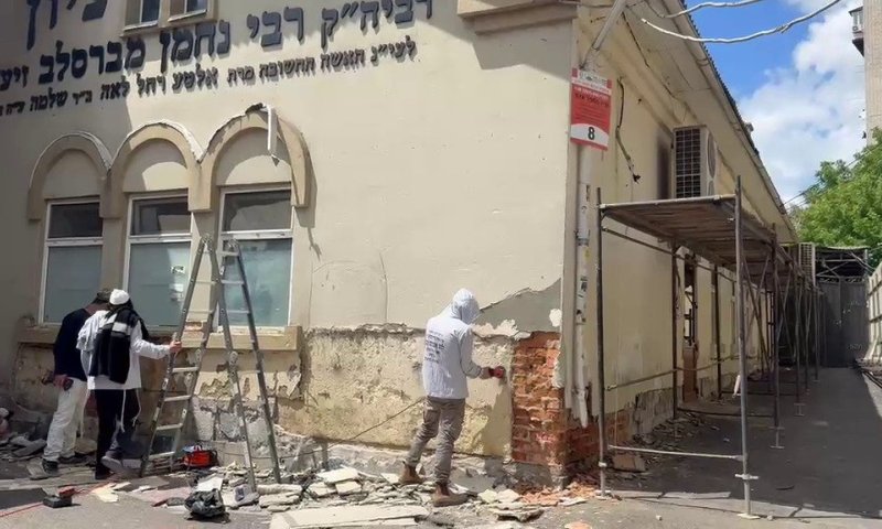 לקראת ראש השנה: שיפוצים במתחם קברו של רבי נחמן מברסלב