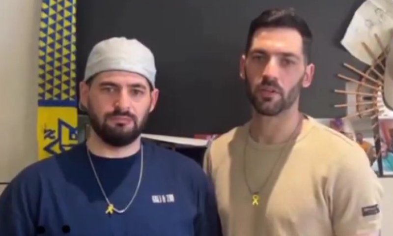 התאומים שורדי השבי גלי וזיו ברמן עם מסר ראשון לעם ישראל