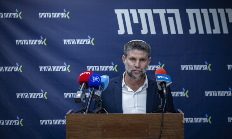 סמוטריץ' מצהיר: "אני מועמד ריאלי להנהגת המדינה"