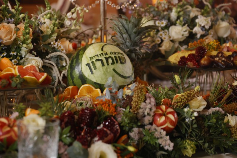 צילום: רבקה לוי - מגשי פירות בשומרון