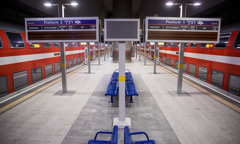 צה"ל מאשר את הורדת קרונות המיגון בקו הרכבת אשקלון-שדרות