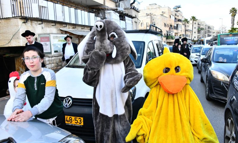 שושן פורים תשפ"ד בירושלים. אילוסטרציה, אין קשר לכתבה 