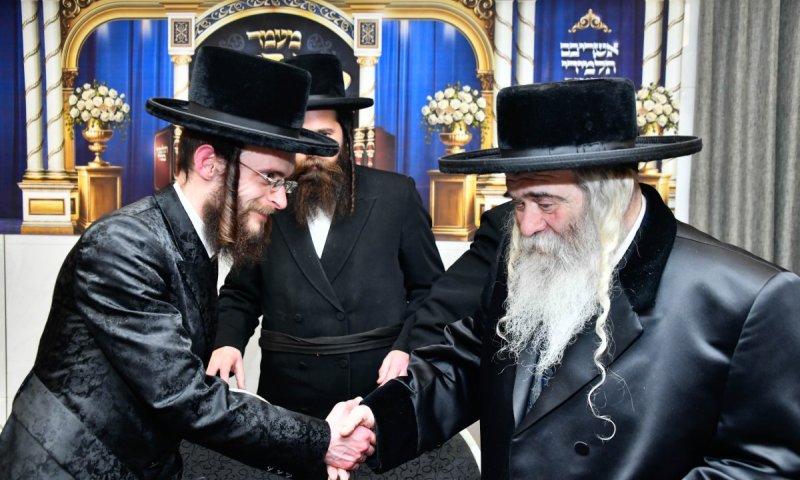 הבחור היתום סיים ש"ס - הרבי הגיע במיוחד מירושלים להשתתף