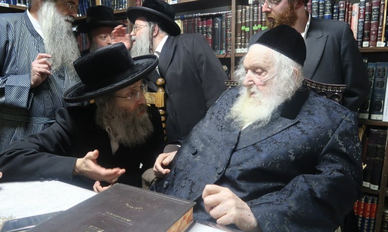 ערב החתונה הגדולה: צפו בוויכוח סוער בין המשפיע ר' מיילך לפוסק הדור