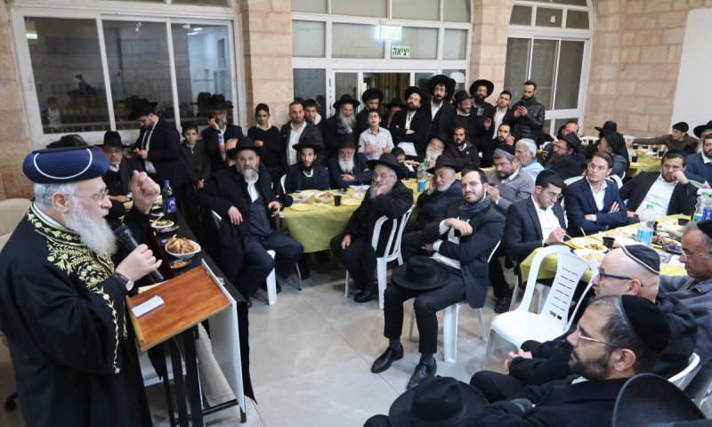 בני העדה התוניסאית התאחדו להילולת זקן רבני העדה
