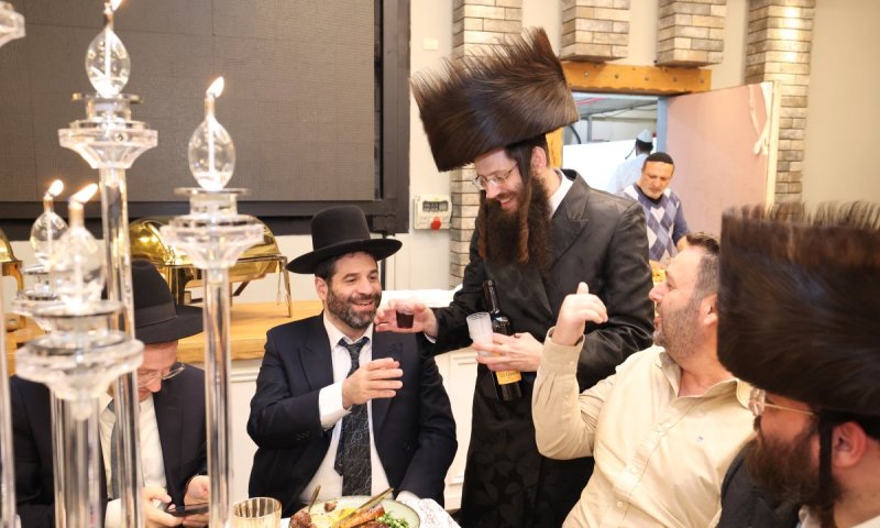כולם הגיעו: יו"ר הסיעה החסידית בבית שמש חיתן את בתו