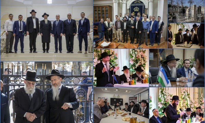הרבנים פעלו למען יהודי אוזבקיסטן בביקור מיוחד