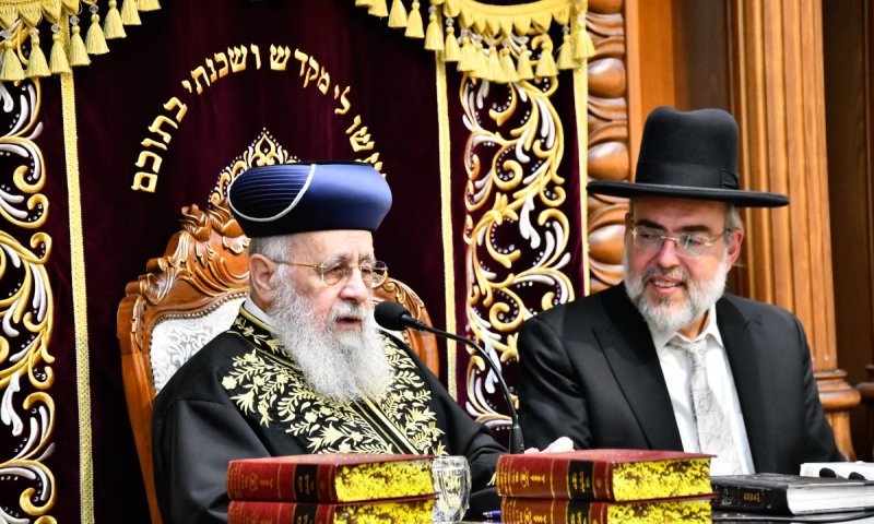 חמש שנים למייסד 'היכל מרן': הראשון לציון הגיע לעצרת חיזוק