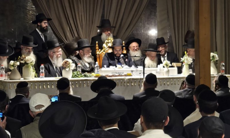 במחיצת הגאון הינוקא: אלפים עלו להקבלת פני רבו
