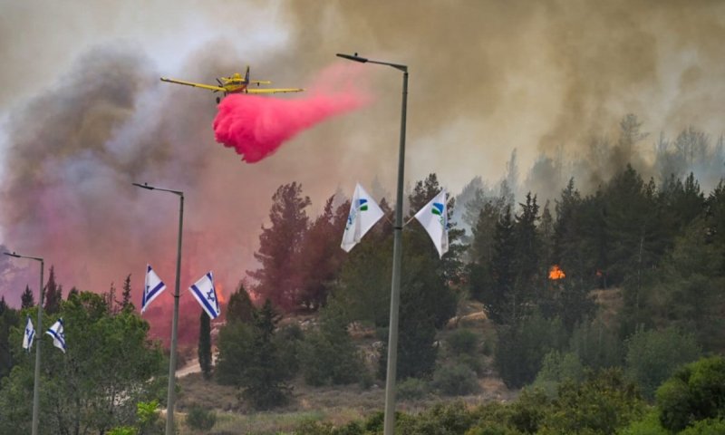 לא הצתה: נחשפה הסיבה לשריפות הענק בהרי ירושלים