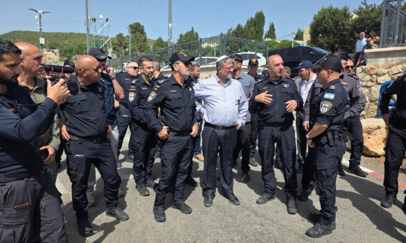 השר איתמר בן גביר סייר במירון לקראת ההילולא הגדולה
