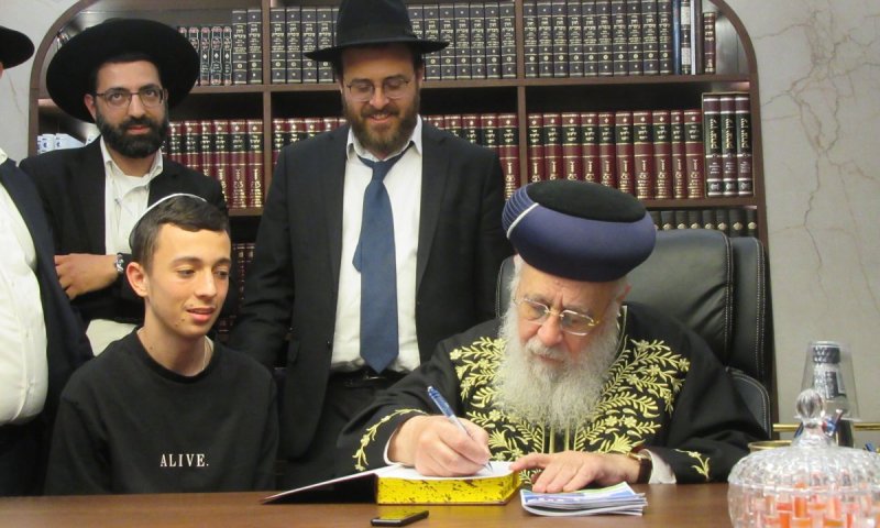 המתחזקים העולים לישיבות זכו לברכתו של הראשון לציון