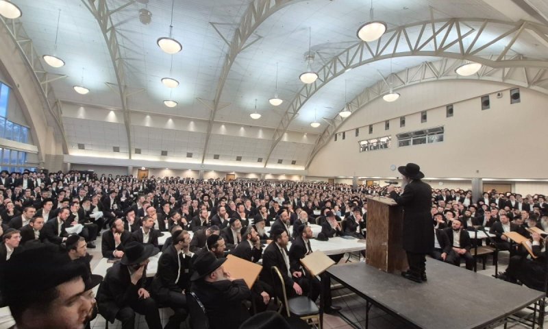 המשגיח רבי בנימין פינקל חיזק את ארה"ב לקראת מתן תורה