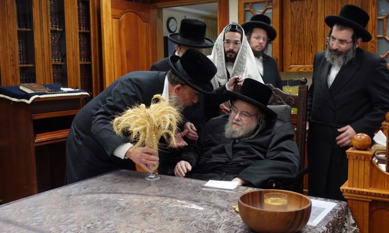 באמצע קצירת החיטים: העסקן החסידי שפיאר לגדולי ישראל את שולחן החג