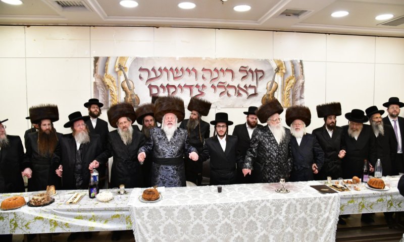 הבנש"ק משאץ ויז'ניץ אירס את בתו עם נכד הרבי מפרמישלאן