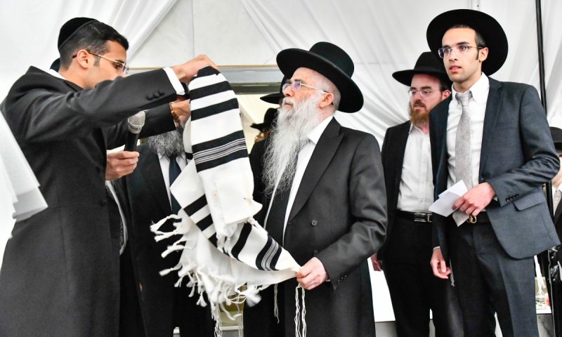 שמחת בית ברכת אפרים: הנכד אלעזר מנחם מן פנחסי התחתן