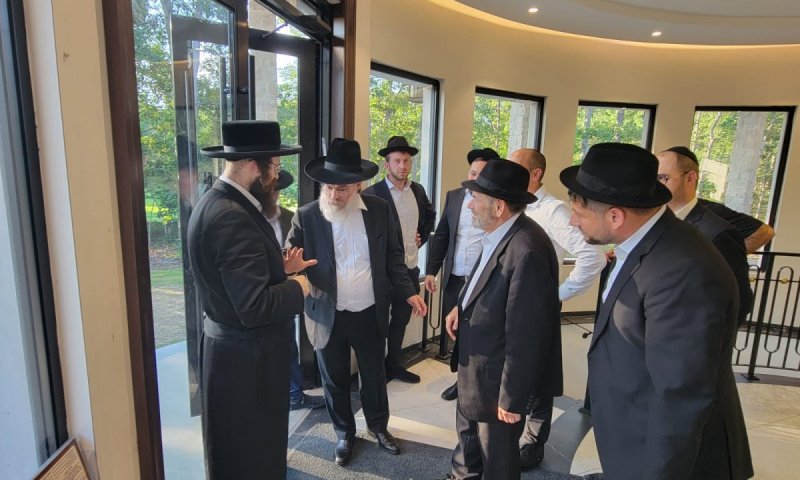 המקובל רבי מיכאל בורנשטיין במסע חיזוק בניו ג'רזי