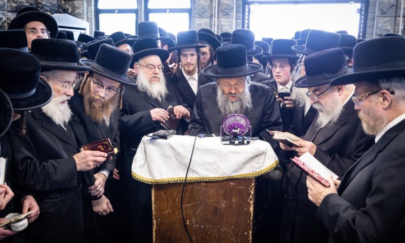 חצי יובל למהר"ש מבאבוב: כך ציינו את ההילולא בחצר באבוב - 45