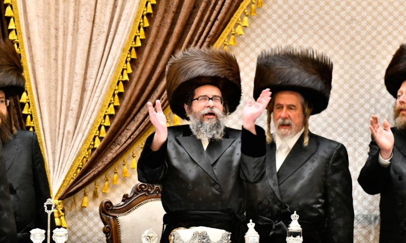 לראשונה בבני ברק: האדמו"ר מסקולען ירושלים חגג יום הצלה בויז'ניץ