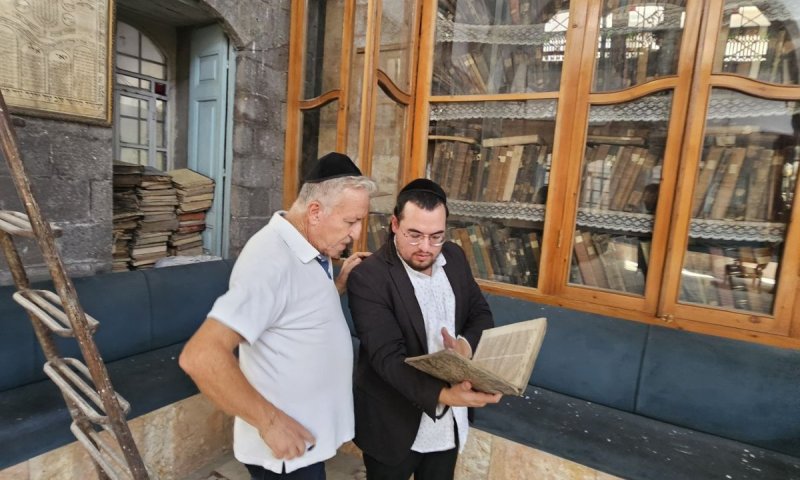 חוקר חסידי ואיש עסקים ביקרו בדמשק: "קיבלתי תגובות אוהדות"