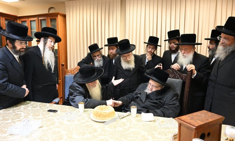 יהודים רוצים ישועה: על מה שוחח הרבי מצאנז עם הרבי מבעלזא?