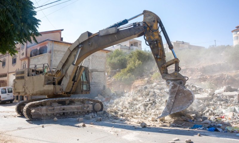 ביתו של רוצח צאלה גז ובנה הי"ד נהרס ע"י צה"ל
