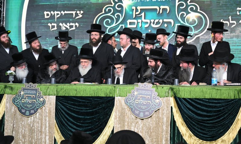 המהפכה בעולם הישיבות: כך הוכתר 'חתן השלום' במעמד גדולי ישראל