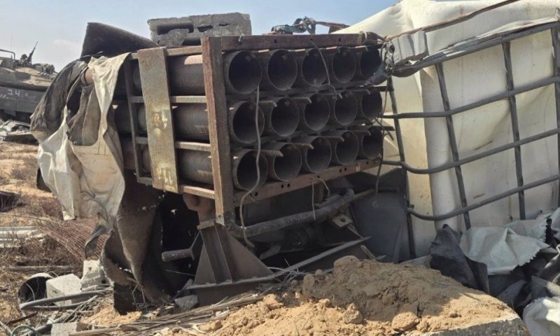 החיילים איתרו משגר בעל 15 קני שיגור